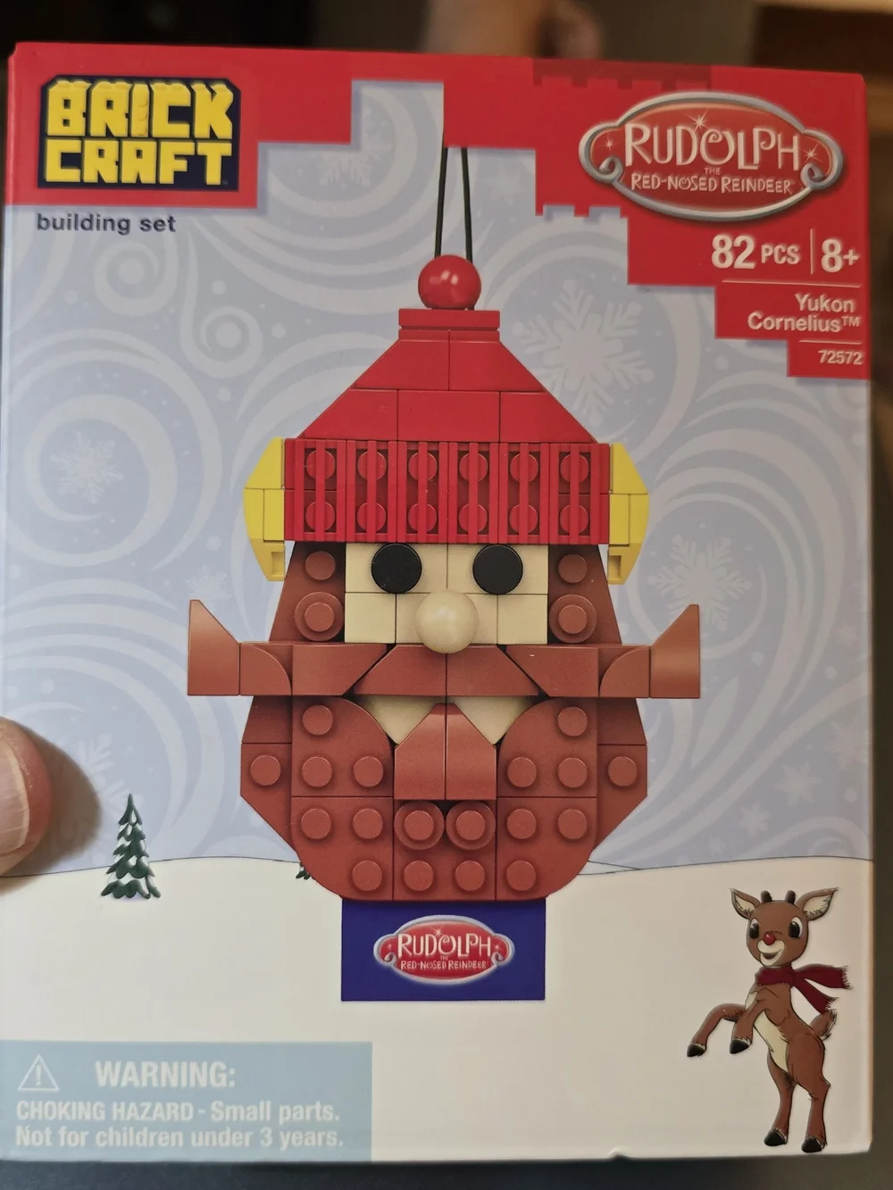 Brickcraft Rudolph Yukon Cornelius Ornament Brick Building Kit NIB